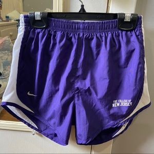 The College of New Jersey Purple Nike Shorts
